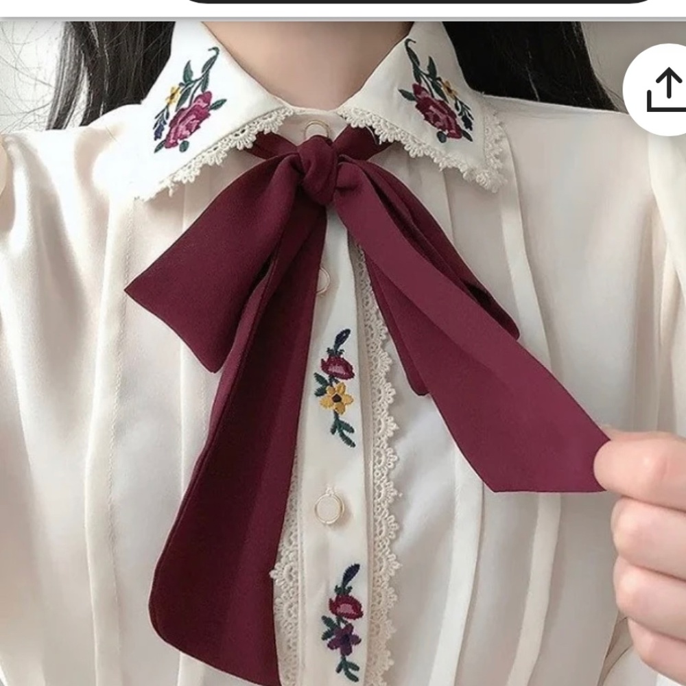 New Academia Victorian style blouse